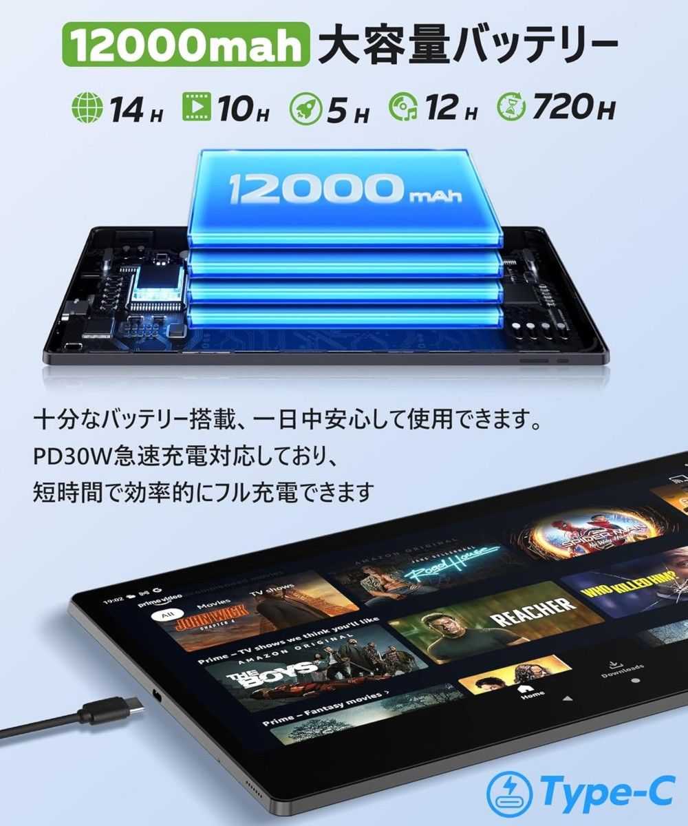 MESWAO Android 14 タブレット 15 6インチ 大画面 wi-fi モデル MESWAO Android 14 タブレット 15 6インチ 大画面 wi-fi モデル