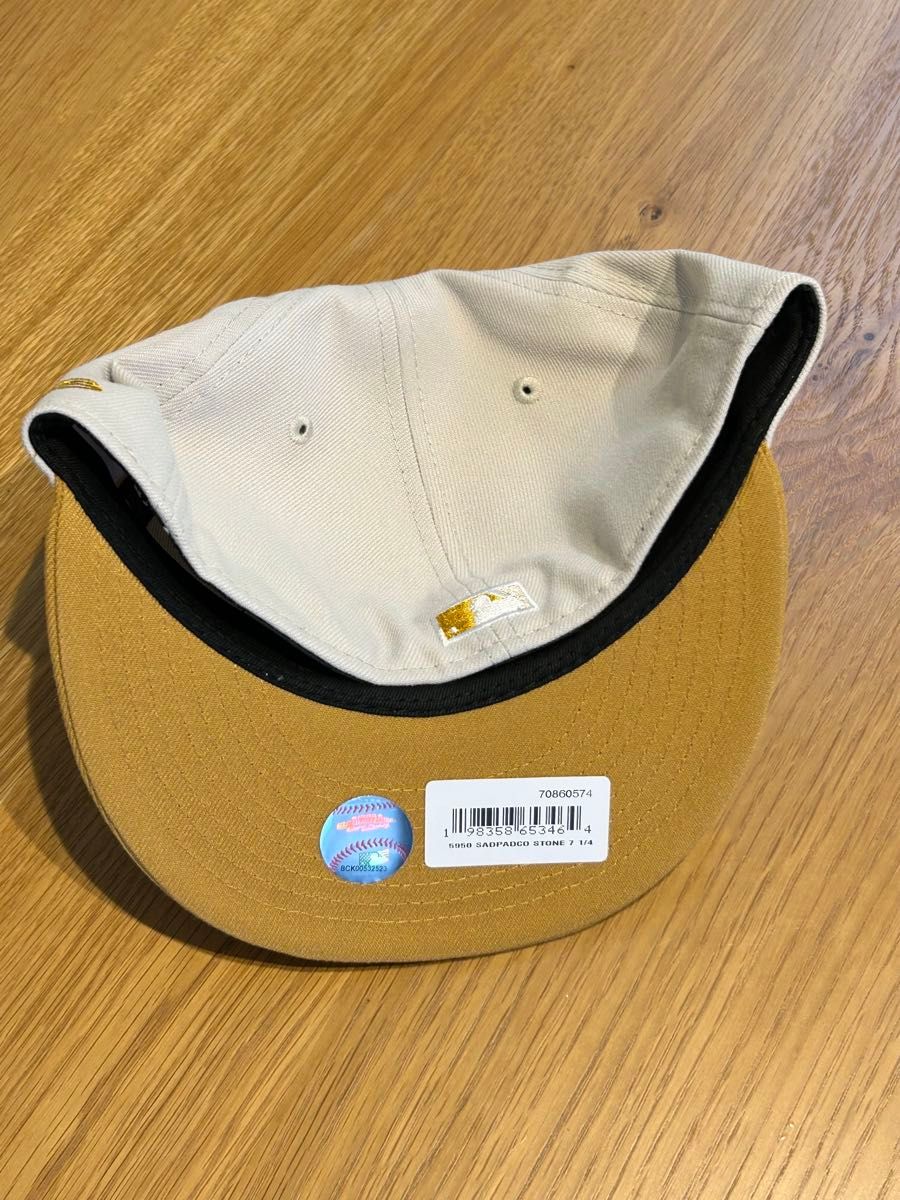 新品 サンディエゴ パドレス ニューエラ59FIFTYキャップ 7 1/4 新品 サンディエゴ パドレス ニューエラ59FIFTYキャップ 7 1/4