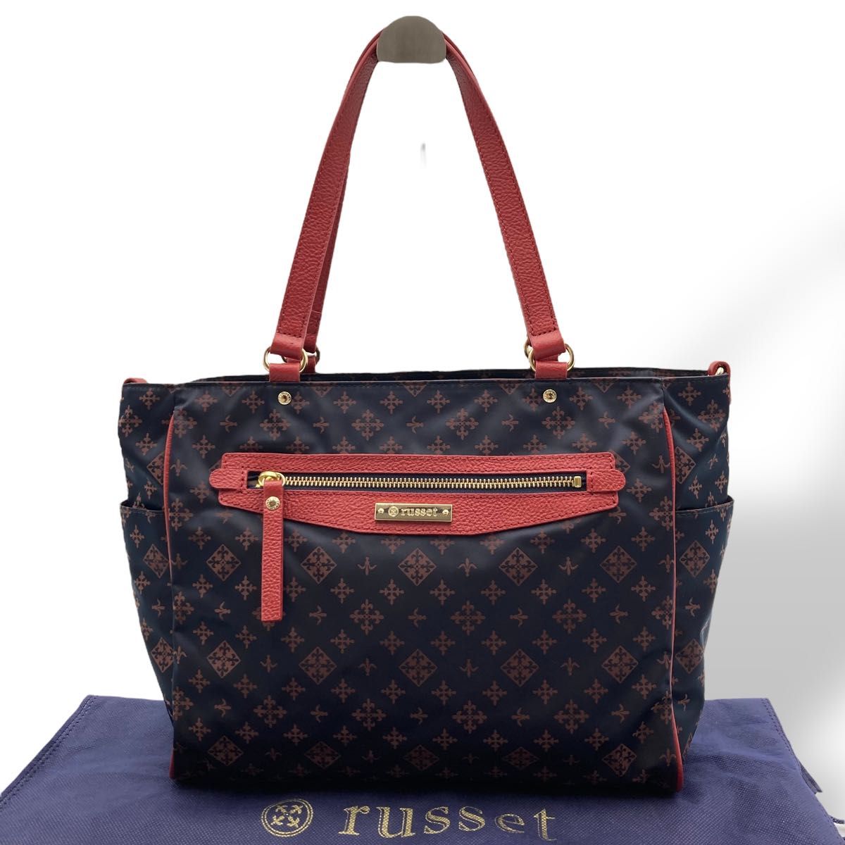 未使用級】 russet ラシット トートバッグ ショルダーバッグ 未使用級】 russet ラシット トートバッグ ショルダーバッグ