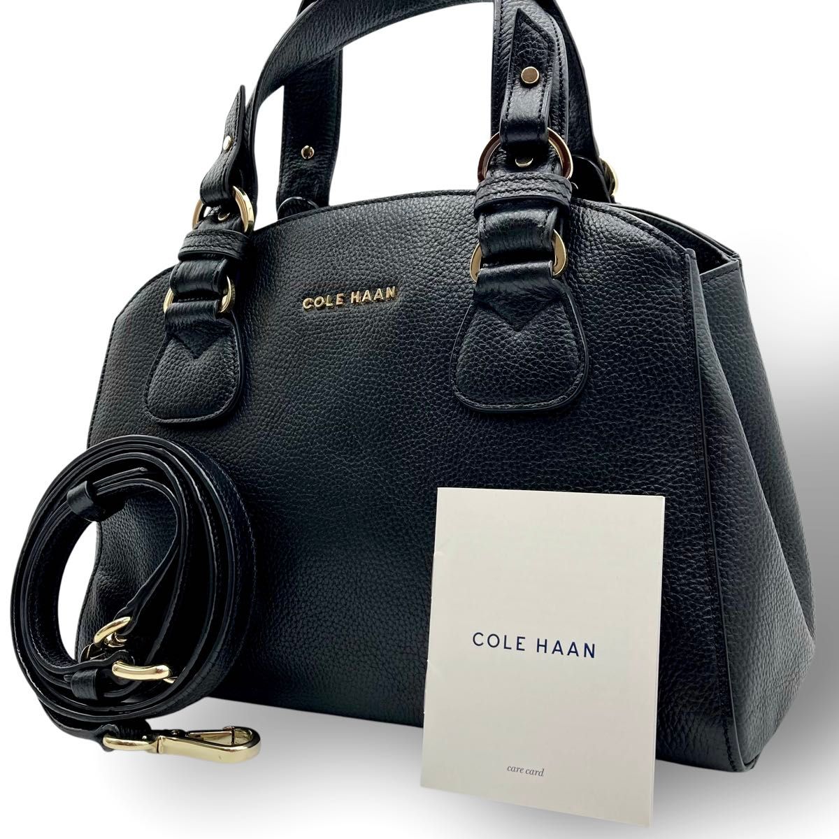 美品】 COLE HAAN コールハーン ショルダーバッグ ハンドバッグ 美品】 COLE HAAN コールハーン ショルダーバッグ ハンドバッグ