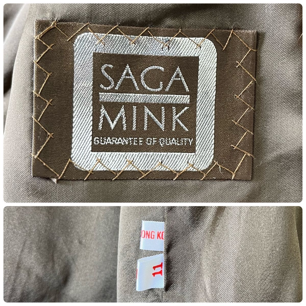 SAGA MINK サガミンク 銀タグ 最高級 デミバフミンク ファー SAGA MINK サガミンク 銀タグ 最高級 デミバフミンク ファー