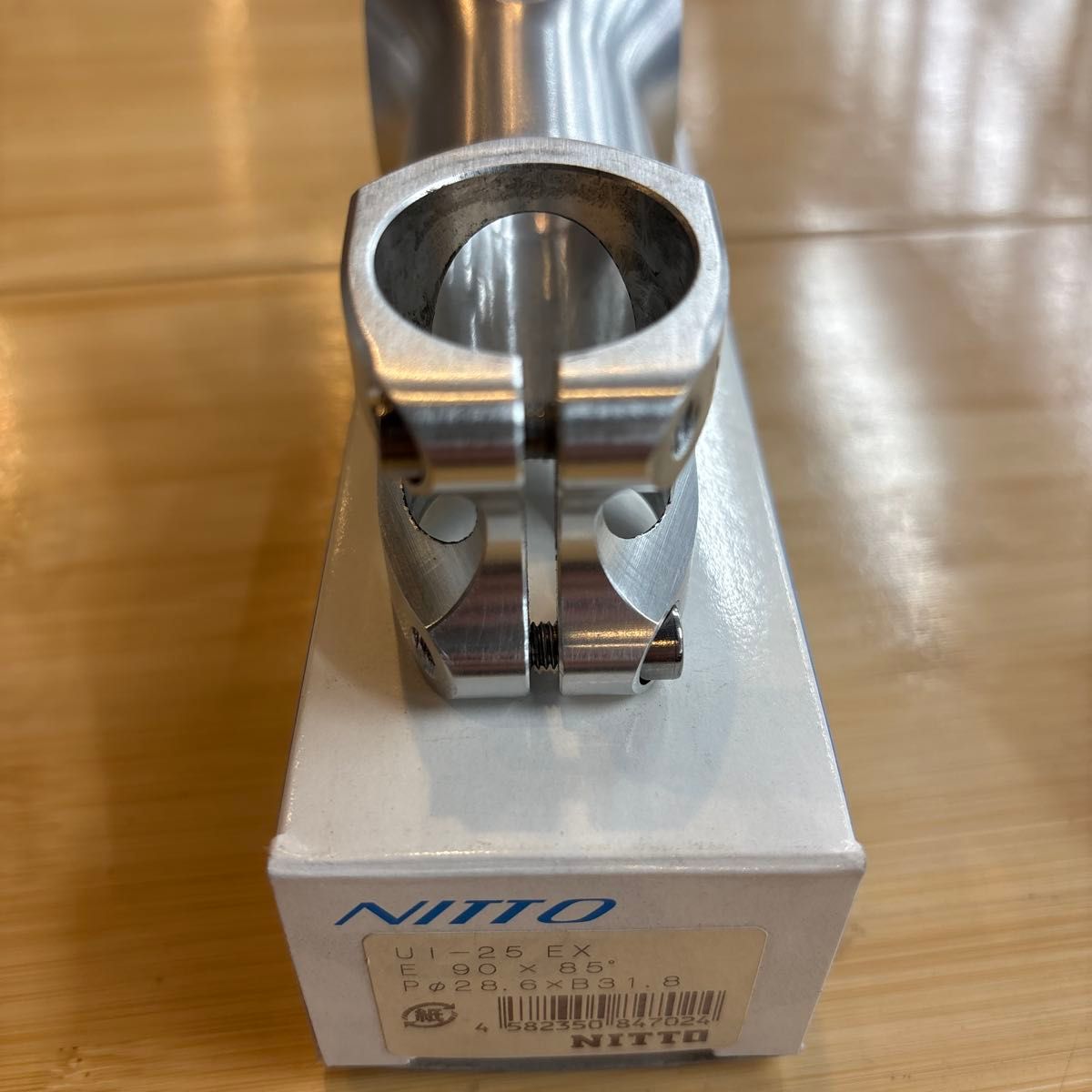 NITTO(日東) ステム UI-25EX UI-25EX-90φ31 8 φ28 6 90 シルバー NITTO(日東) ステム UI-25EX UI-25EX-90φ31 8 φ28 6 90 シルバー