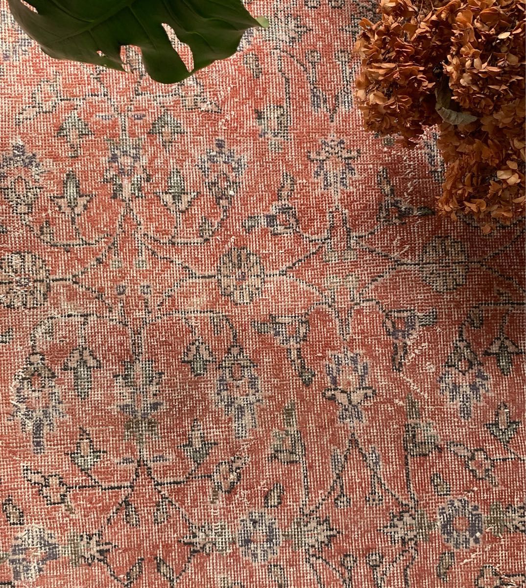 超大判 テラコッタレッド 240×130 ボタニカル トルコ 超大判 テラコッタレッド 240×130 ボタニカル トルコ