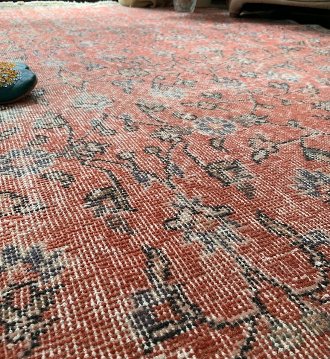 超大判 テラコッタレッド 240×130 ボタニカル トルコ 超大判 テラコッタレッド 240×130 ボタニカル トルコ