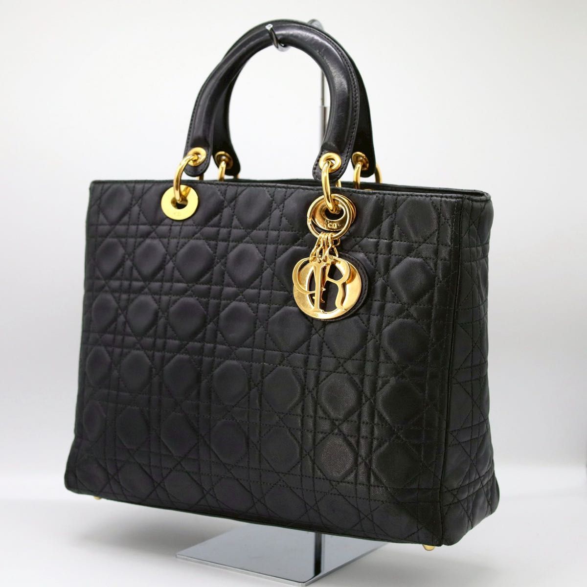 レディディオール Dior Christian カナージュ ハンドバッグ レディディオール Dior Christian カナージュ ハンドバッグ