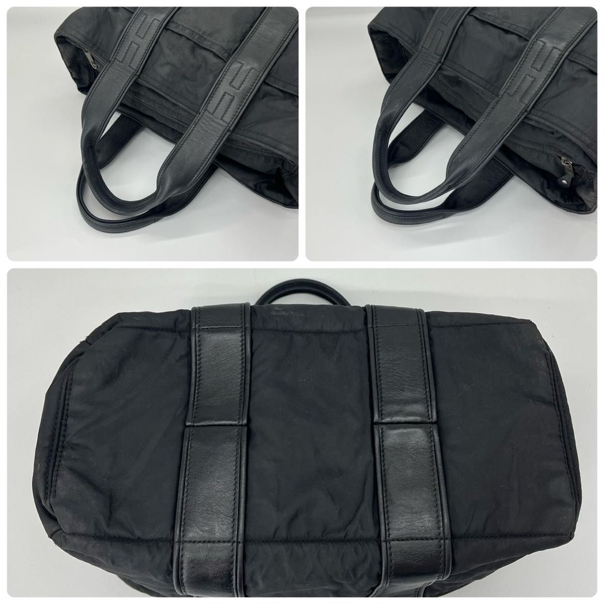 エルメス ナイロン HERMES トートバッグ レザー ハンドバッグ エルメス ナイロン HERMES トートバッグ レザー ハンドバッグ