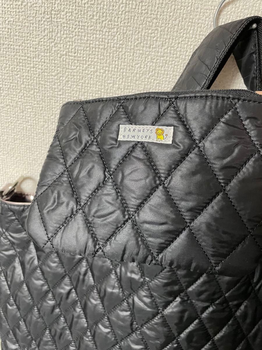バーニーズニューヨーク トートバッグ ブラック マザーズバッグ バーニーズニューヨーク トートバッグ ブラック マザーズバッグ