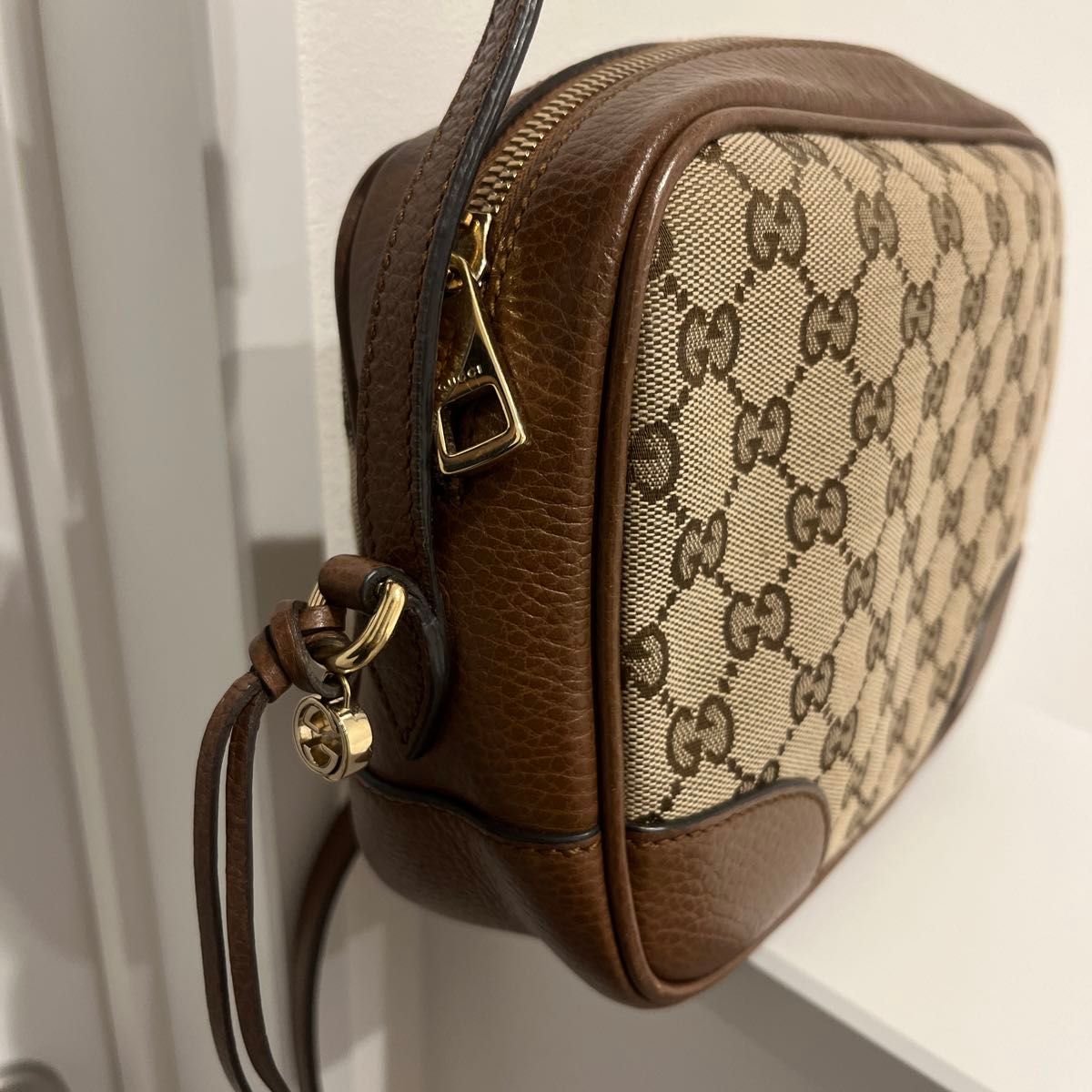 美品】GUCCI ショルダーバッグ グッチ モノグラム レザー|Yahoo 美品】GUCCI ショルダーバッグ グッチ モノグラム レザー|Yahoo