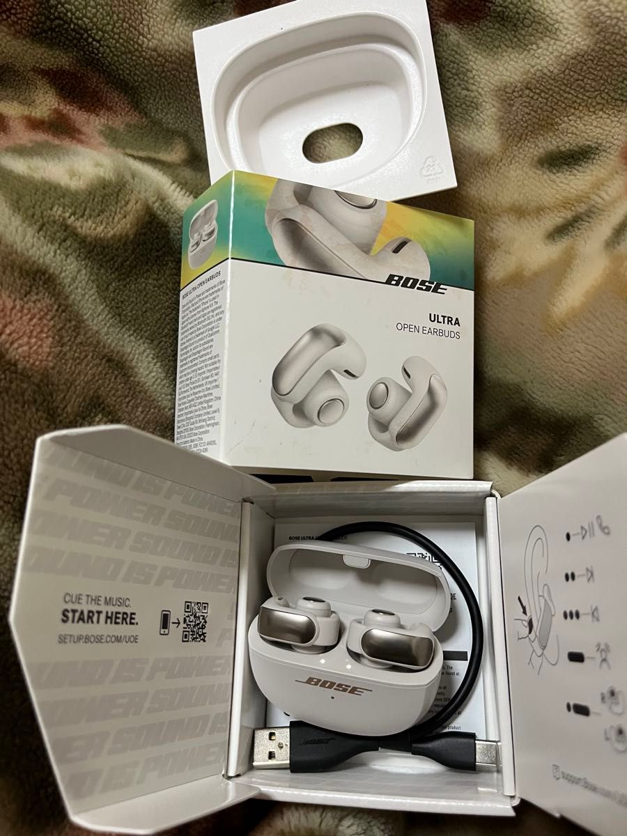 イヤホン Bose Ultra Open Earbuds ULTRA OPEN EB WHT ホワイト イヤホン Bose Ultra Open Earbuds ULTRA OPEN EB WHT ホワイト