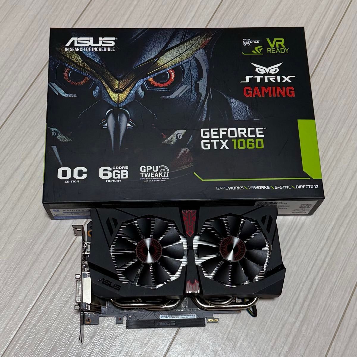 ASUS グラフィックボード GeForce GTX1060 6GB|Yahoo!フリマ ASUS グラフィックボード GeForce GTX1060 6GB|Yahoo!フリマ
