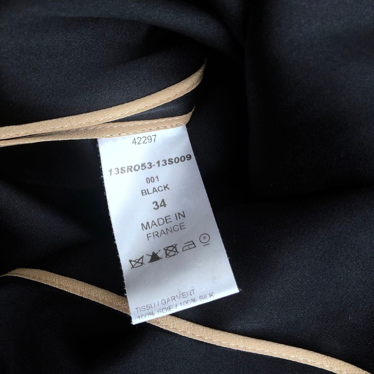 美品 chloe クロエ 高級 シルクワンピース ブラック 黒 フランス 美品 chloe クロエ 高級 シルクワンピース ブラック 黒 フランス