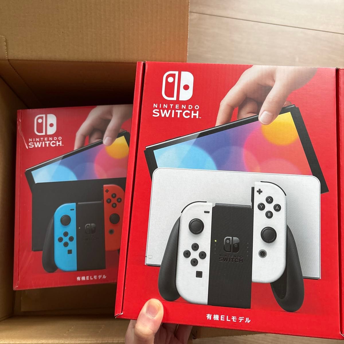 新品未使用Nintendo スイッチ 有機ELモデル ホワイト ネオン2台 新品未使用Nintendo スイッチ 有機ELモデル ホワイト ネオン2台