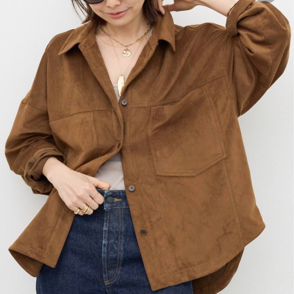 今季 新品 未使用 タグ付 完売 L'Appartement ULTRASUEDE JACKET 今季 新品 未使用 タグ付 完売 L'Appartement ULTRASUEDE JACKET
