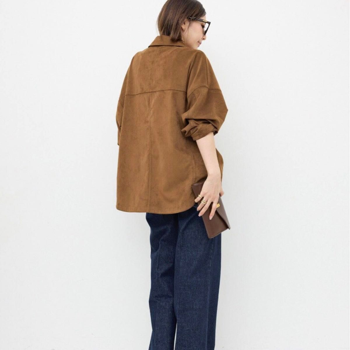今季 新品 未使用 タグ付 完売 L'Appartement ULTRASUEDE JACKET 今季 新品 未使用 タグ付 完売 L'Appartement ULTRASUEDE JACKET