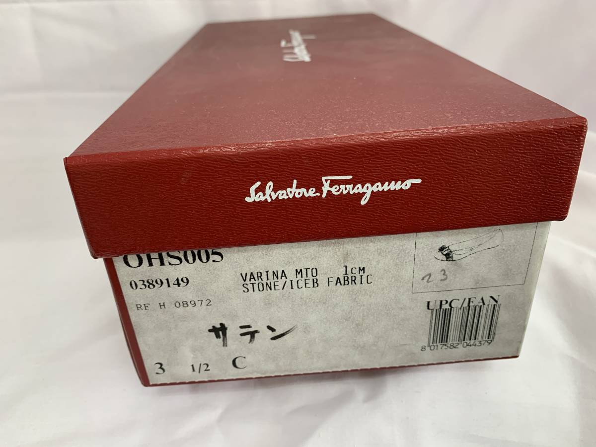 ●フェラガモ ヴァラ パンプス サテン●Ferragamo レディース 未使用_画像9