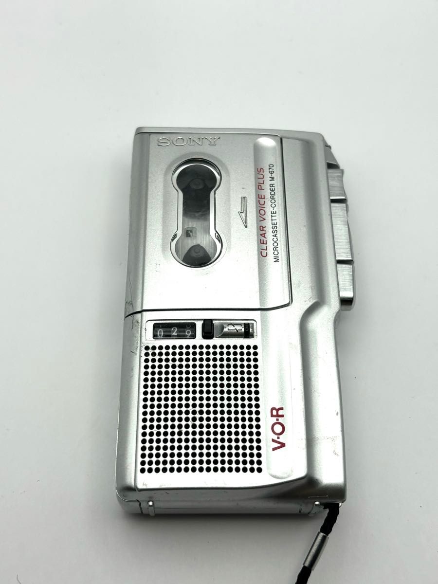 SONY ソニー マイクロカセットレコーダー M-670 ジャンク品 SONY ソニー マイクロカセットレコーダー M-670 ジャンク品