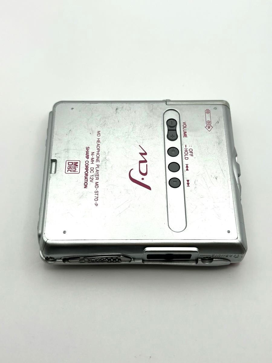 SHARP ポータブルMDプレーヤー MD-ST70-P ジャンク品|Yahoo SHARP ポータブルMDプレーヤー MD-ST70-P ジャンク品|Yahoo