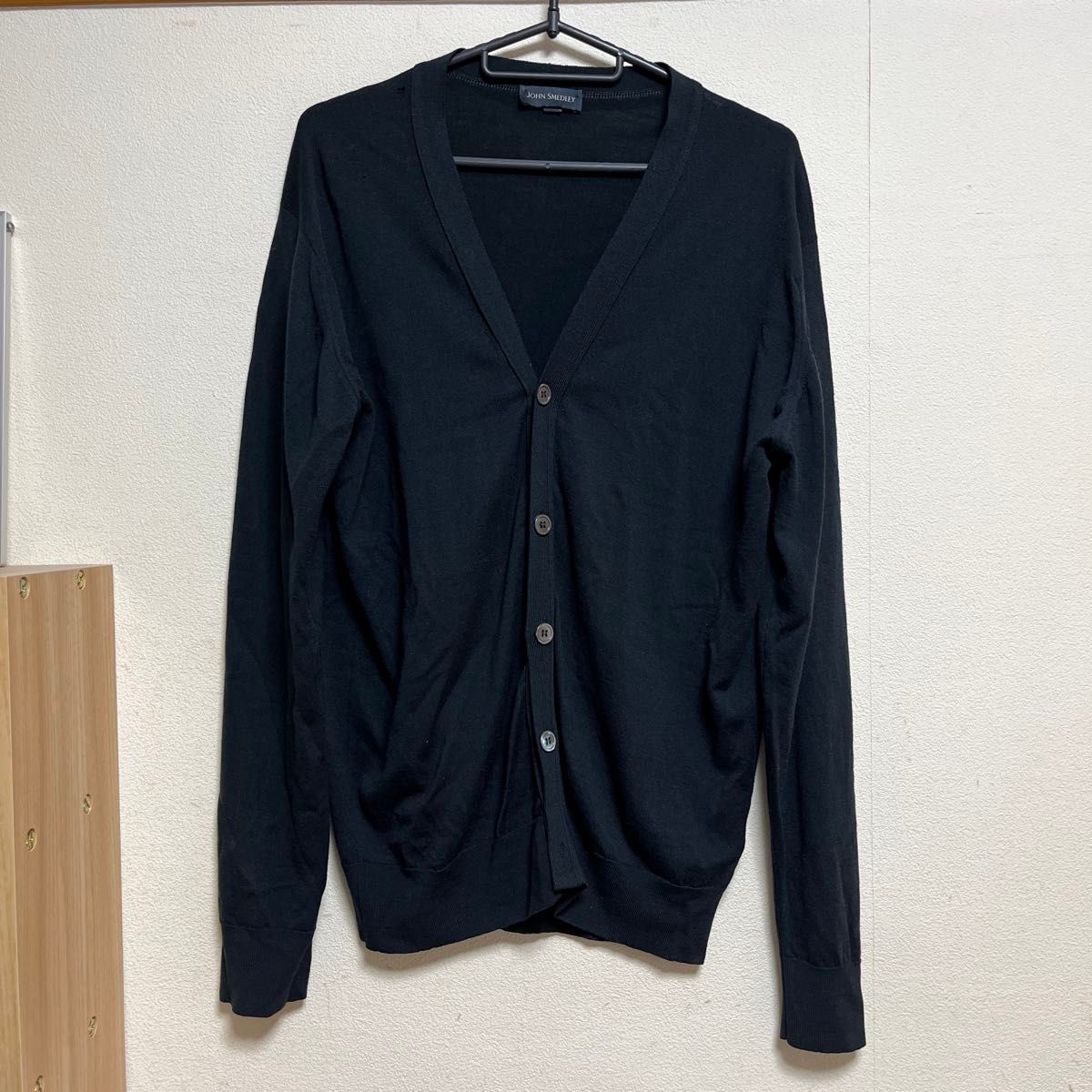 小さな穴あり】JOHN SMEDLEY ジョンスメドレー カーディガン 小さな穴あり】JOHN SMEDLEY ジョンスメドレー カーディガン