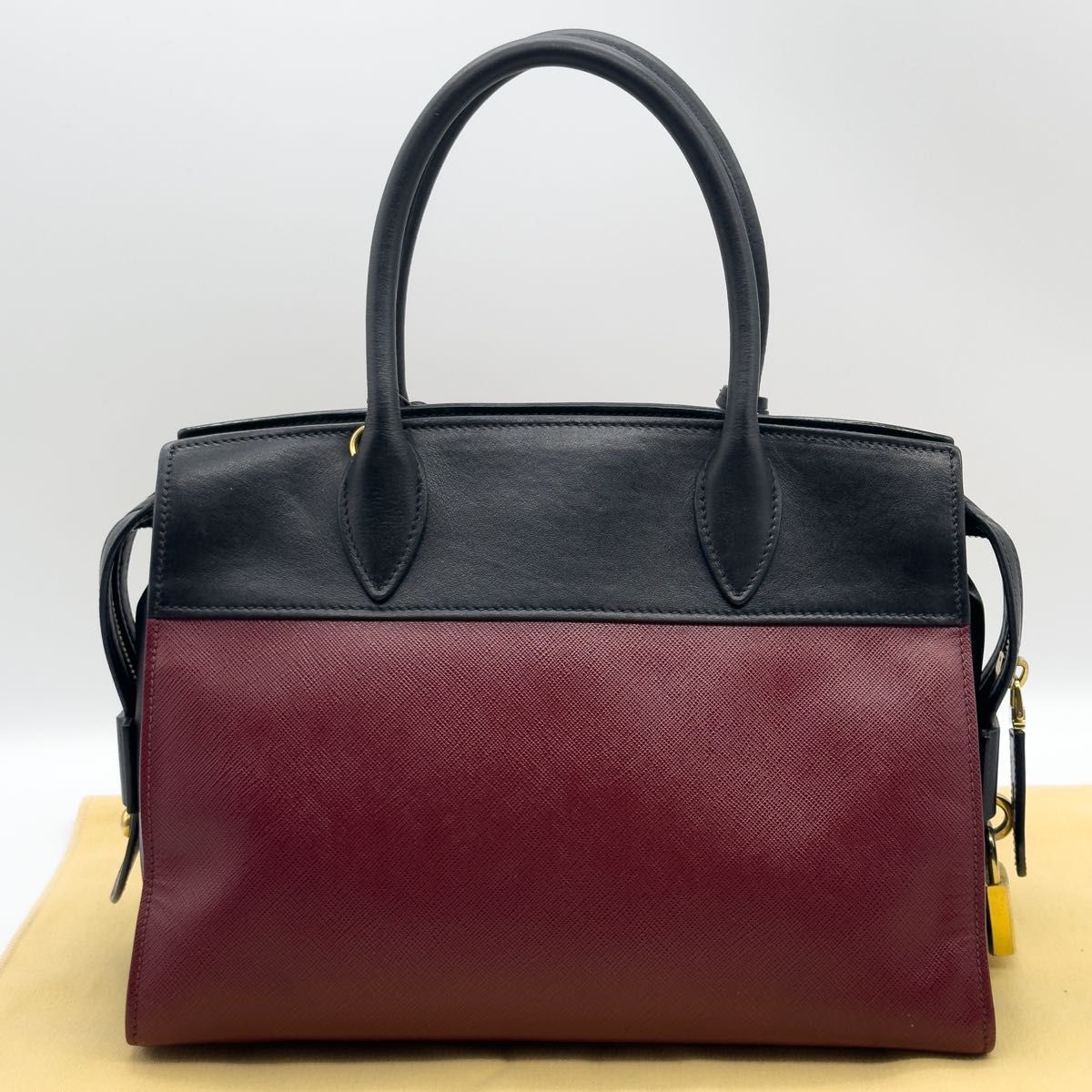 PRADA プラダ サフィアーノ エフプラナード ショルダーバッグ PRADA プラダ サフィアーノ エフプラナード ショルダーバッグ