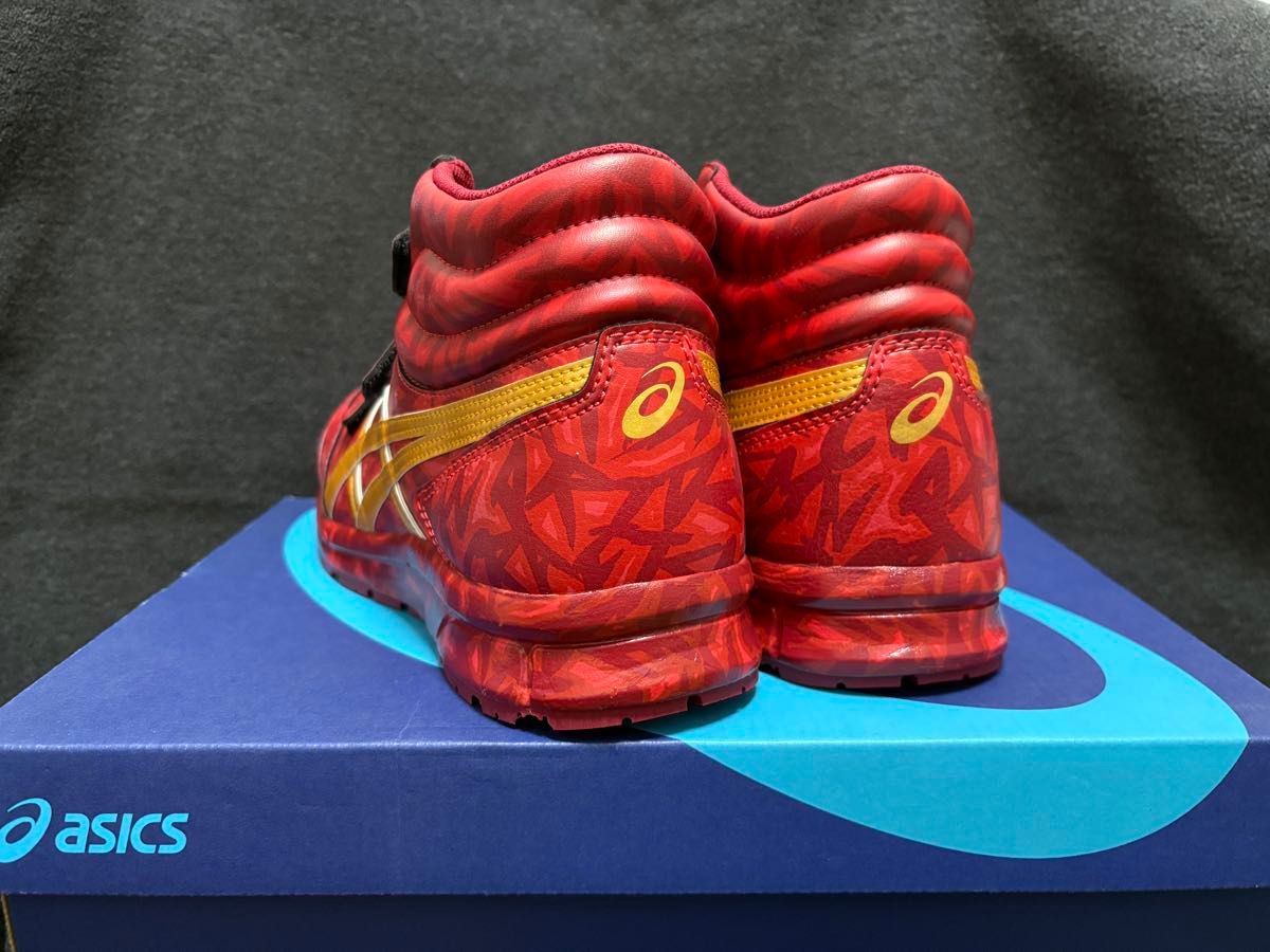 限定品レア アシックス ウィンジョブ REDHOT asics 安全靴 作業 限定品レア アシックス ウィンジョブ REDHOT asics 安全靴 作業