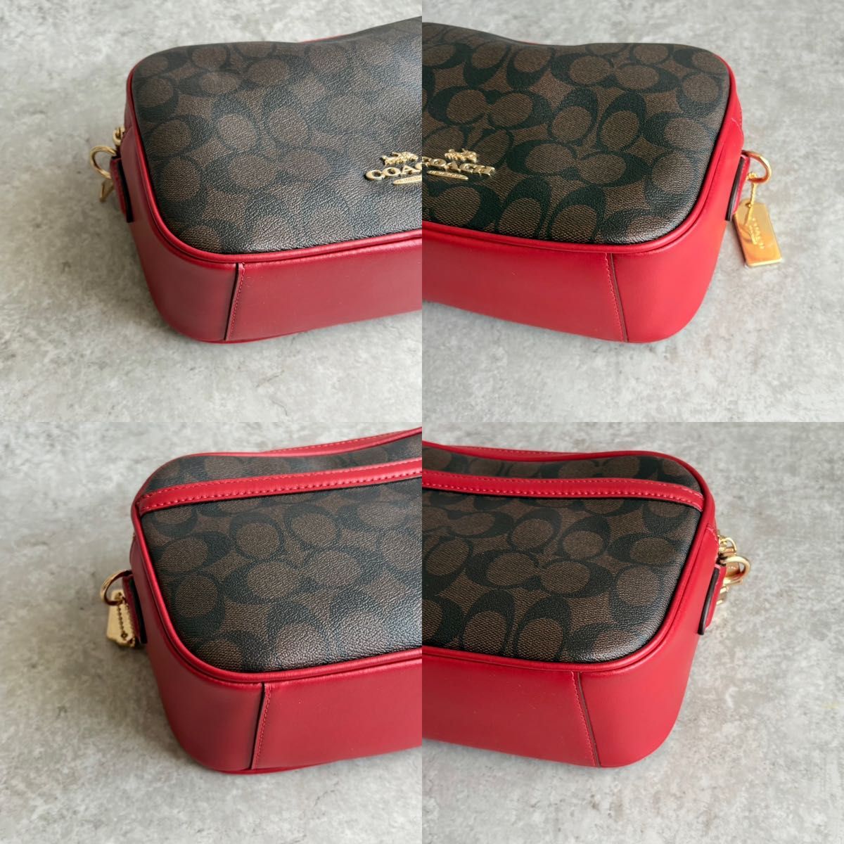 極美品】COACH コーチ シグネチャー カメラバッグ ショルダー 極美品】COACH コーチ シグネチャー カメラバッグ ショルダー
