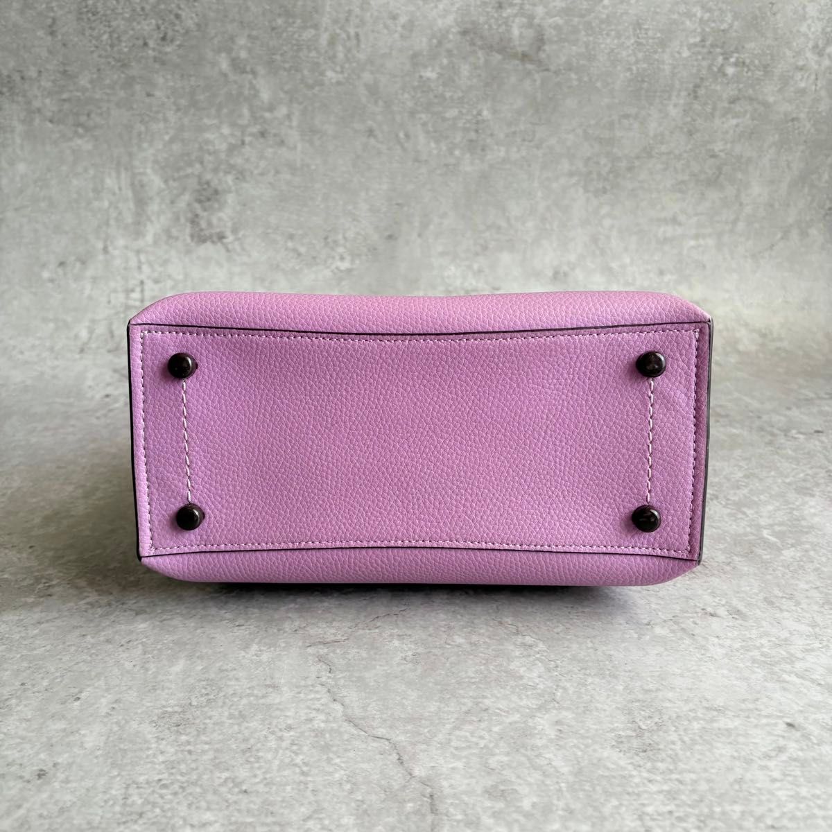 極美品】COACH コーチ 2way ハンドバッグ ショルダーバッグ 極美品】COACH コーチ 2way ハンドバッグ ショルダーバッグ