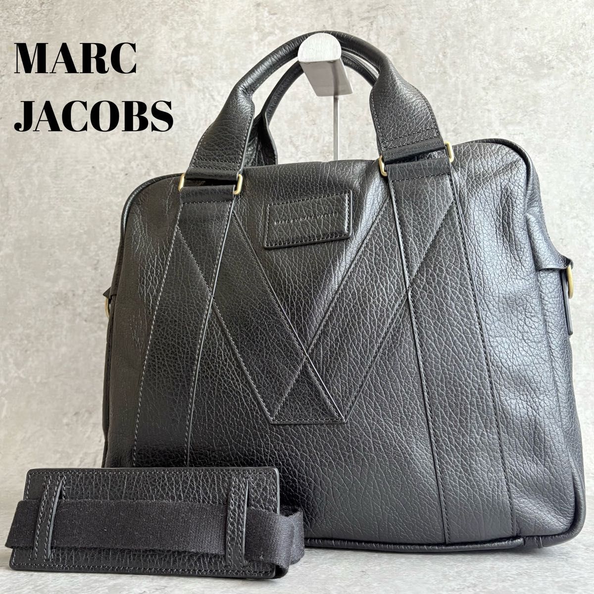 極美品】MARC JACOBS 2way ハンドバッグ ショルダーバッグ 極美品】MARC JACOBS 2way ハンドバッグ ショルダーバッグ