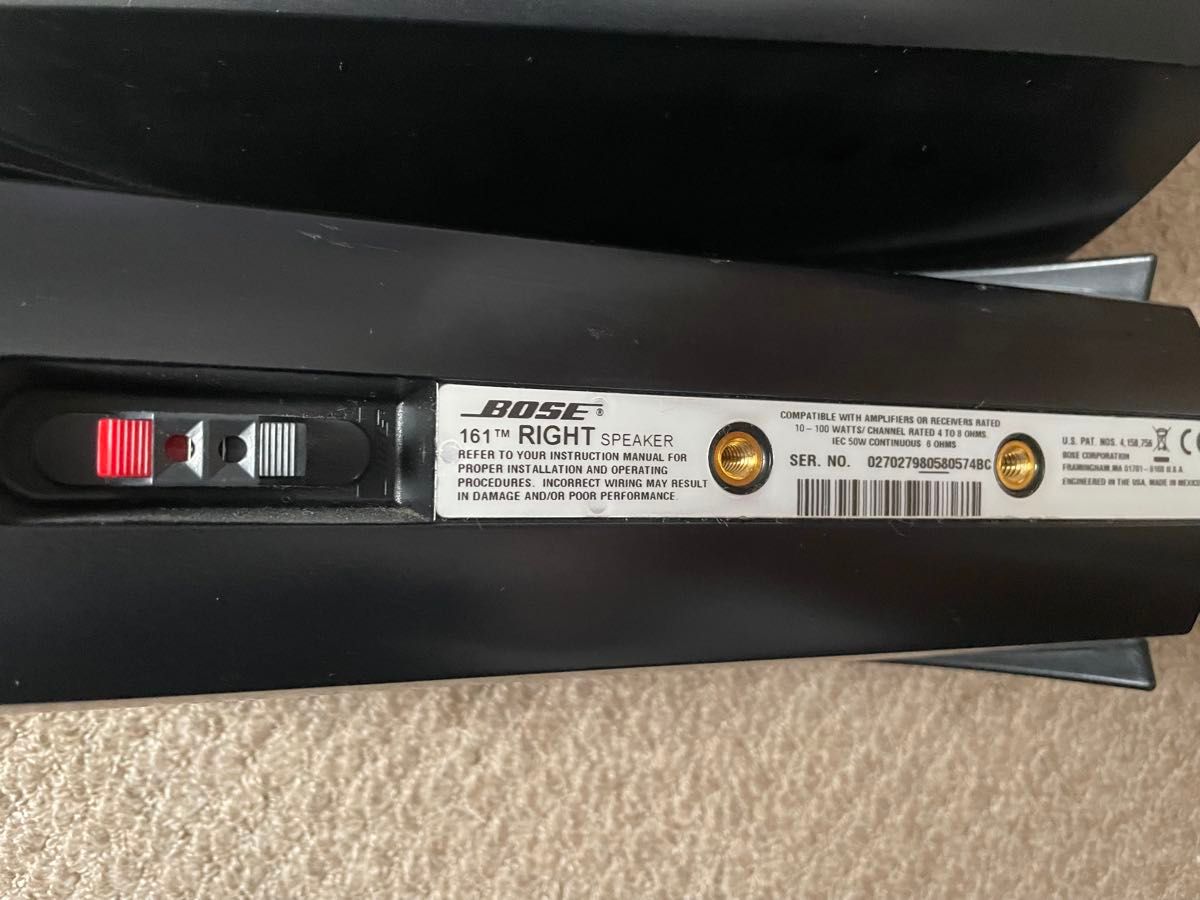 希少良品】BOSE 161B 左右ペア スピーカー|Yahoo!フリマ(旧 希少良品】BOSE 161B 左右ペア スピーカー|Yahoo!フリマ(旧