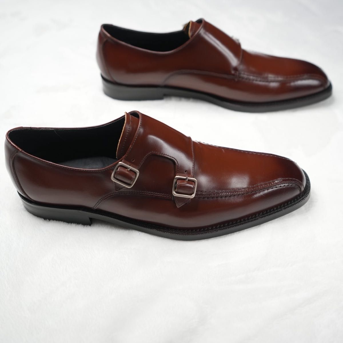 極美品》REGAL リーガル ダブルモンク ビジネスシューズ 25 5 極美品》REGAL リーガル ダブルモンク ビジネスシューズ 25 5