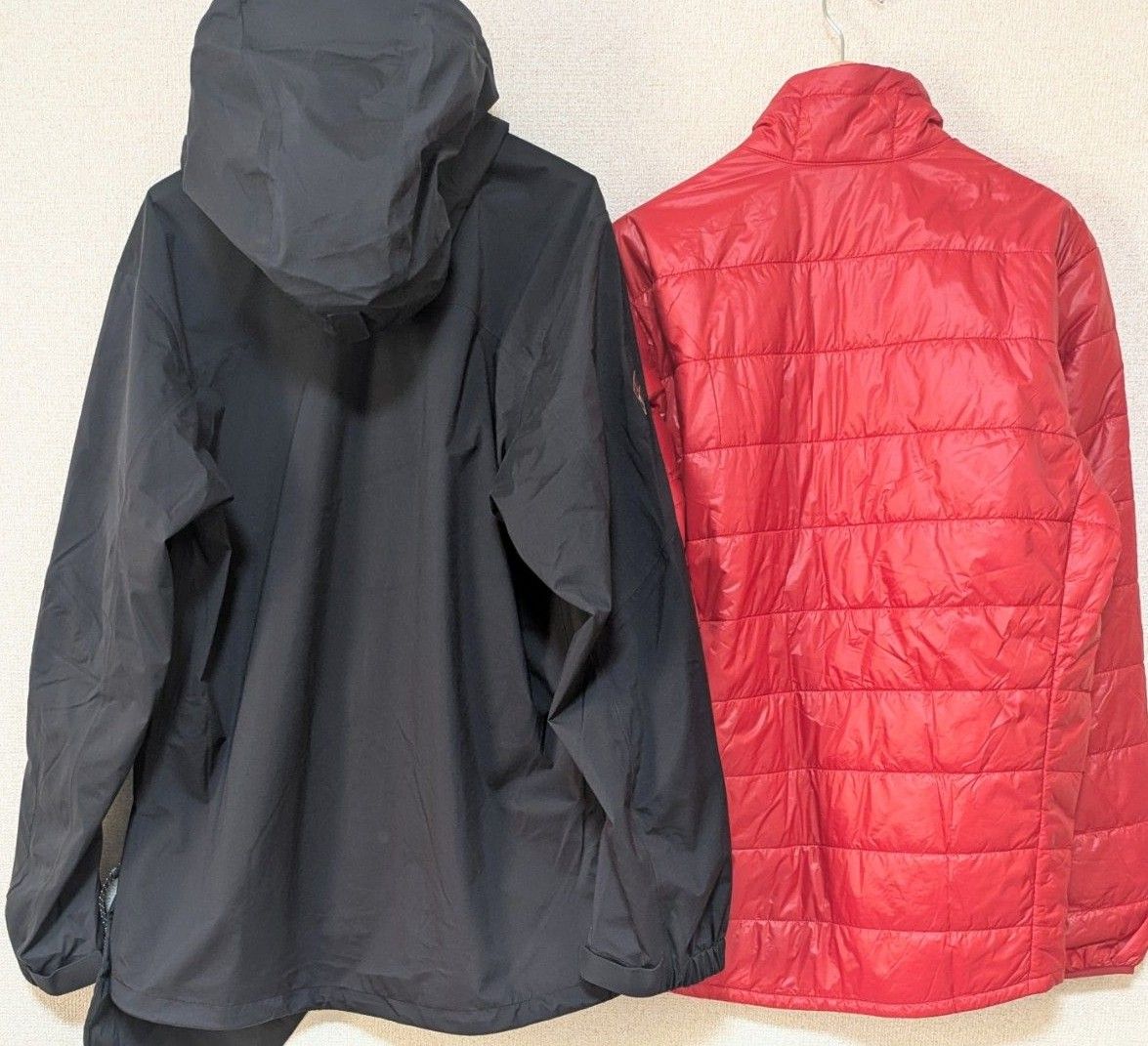 ほぼ新品 3in1 フォールライン パーカ メンズL ブラック ほぼ新品 3in1 フォールライン パーカ メンズL ブラック