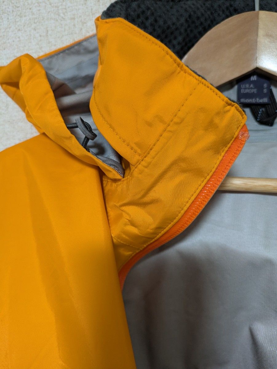 ほぼ新品 GORE-TEX レインウェア上下 メンズL オレンジ モンベル ほぼ新品 GORE-TEX レインウェア上下 メンズL オレンジ モンベル