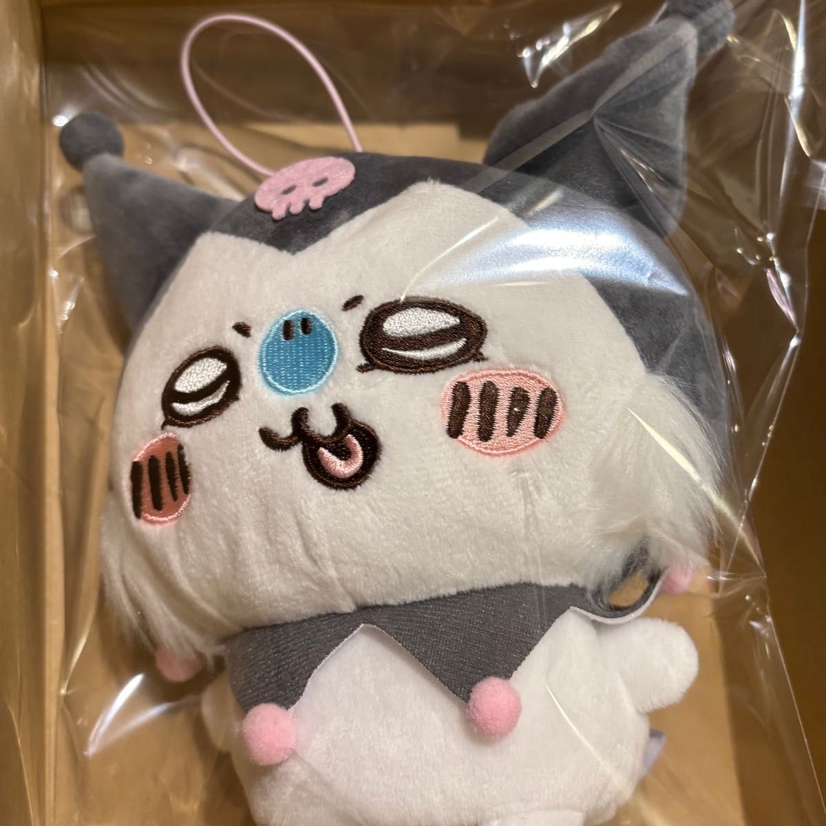 ちいかわ×サンリオキャラクターズ モモンガ クロミ マスコット ちいかわ×サンリオキャラクターズ モモンガ クロミ マスコット