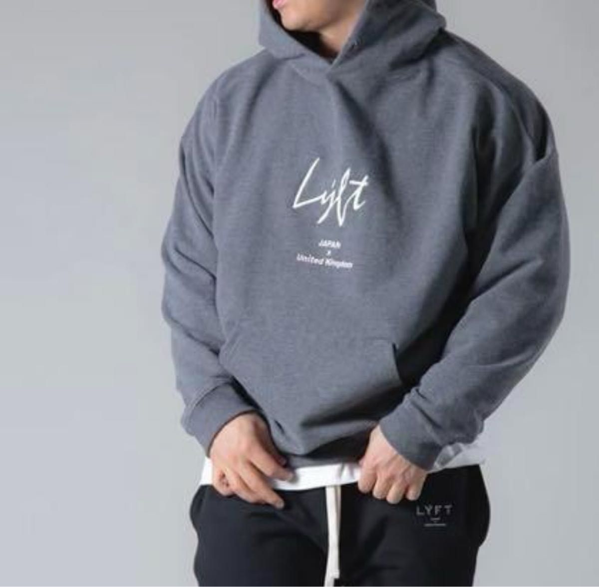 LYFT リフト パーカー プルオーバー グレー フーディー LYFT リフト パーカー プルオーバー グレー フーディー