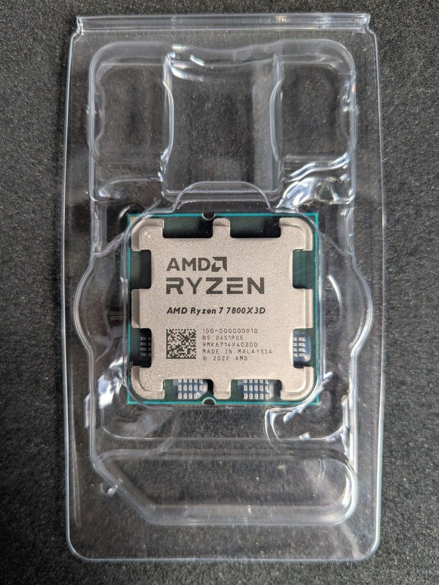 未使用品 AMD Ryzen 7 7800X3D Socket AM5 (バルク品)+Deepcool 未使用品 AMD Ryzen 7 7800X3D Socket AM5 (バルク品)+Deepcool