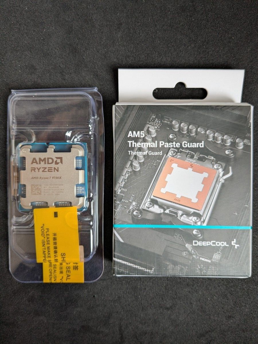 未使用品 AMD Ryzen 7 9700X Socket AM5 (バルク品)+Deepcool 未使用品 AMD Ryzen 7 9700X Socket AM5 (バルク品)+Deepcool