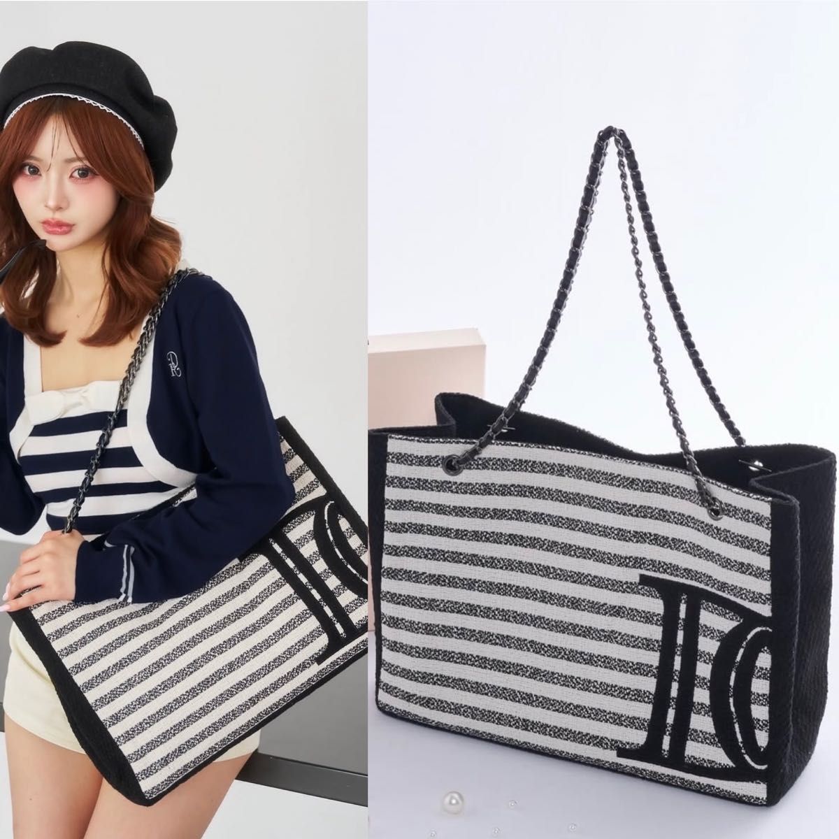 Darich ダーリッチ / ノベルティ バッグ 新品 DDロゴツイード Darich ダーリッチ / ノベルティ バッグ 新品 DDロゴツイード