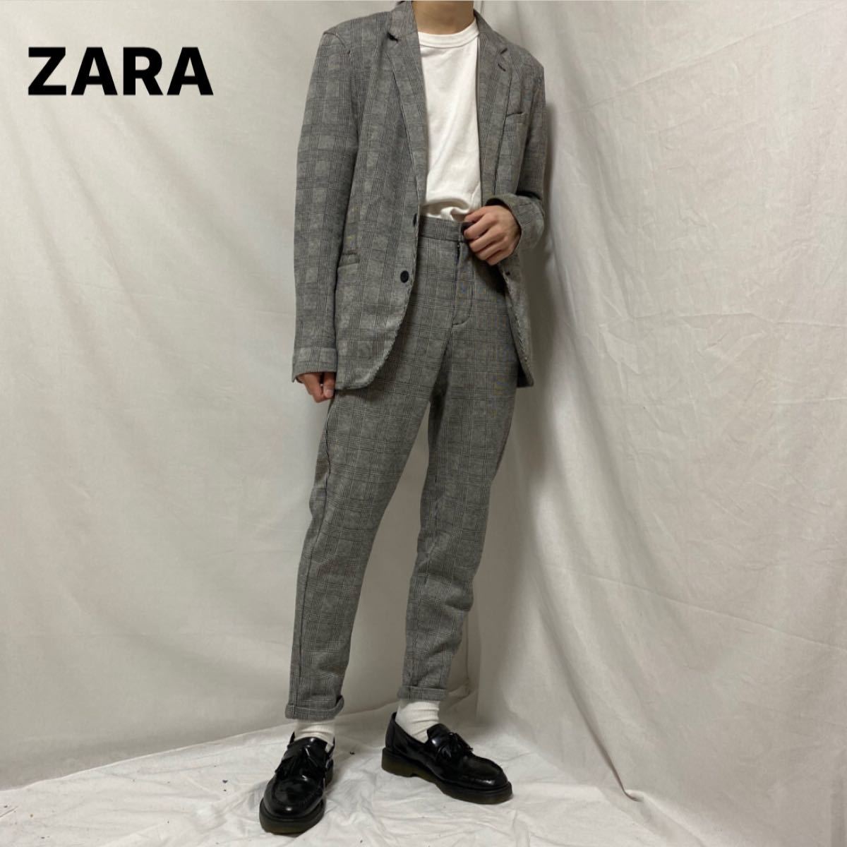 ZARA チェック セットアップ-