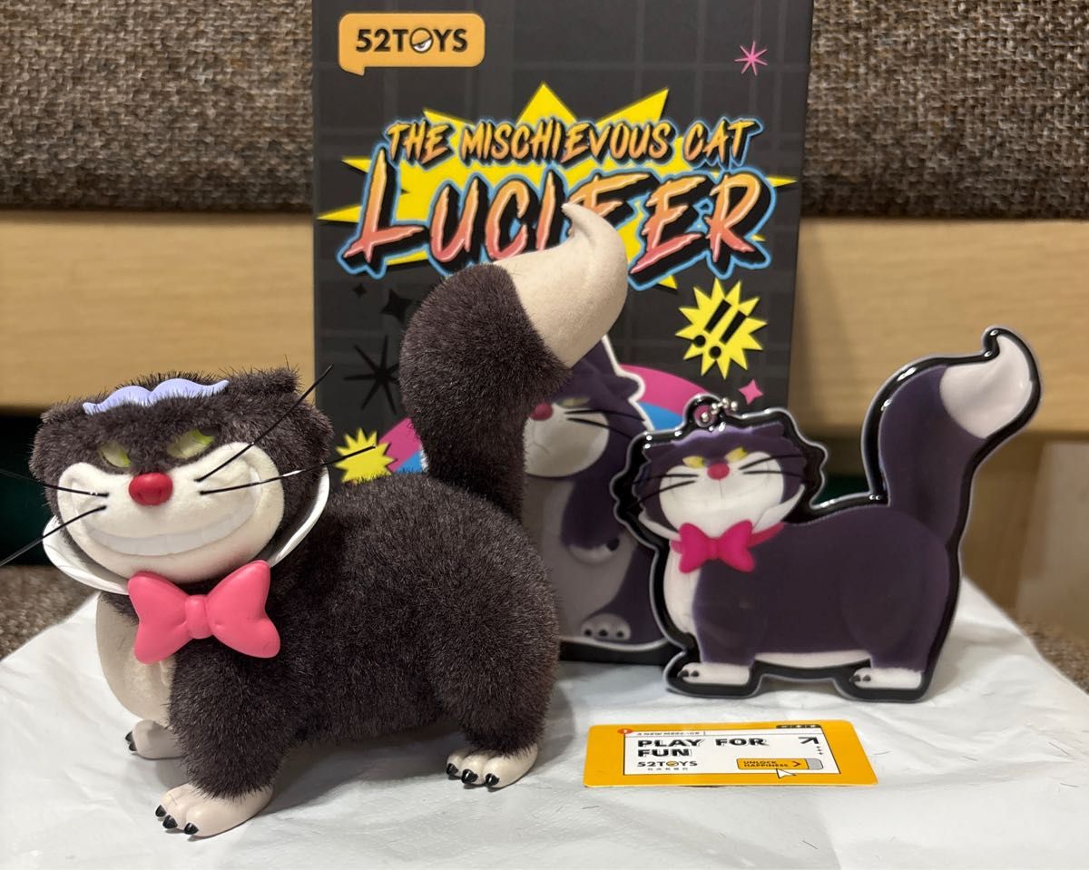 ルシファー フィギュア キーホルダー付き ディズニー 52TOYS ルシファー フィギュア キーホルダー付き ディズニー 52TOYS