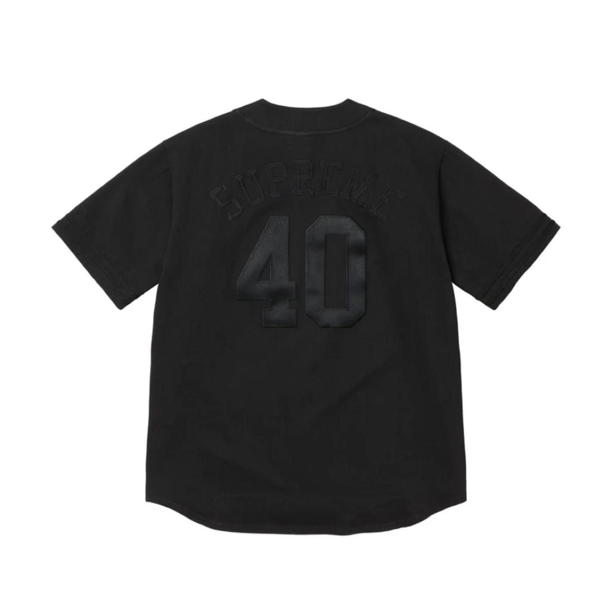 Supreme x 40 Acres Twill Baseball Jersey Supreme x 40 Acres Twill Baseball Jersey