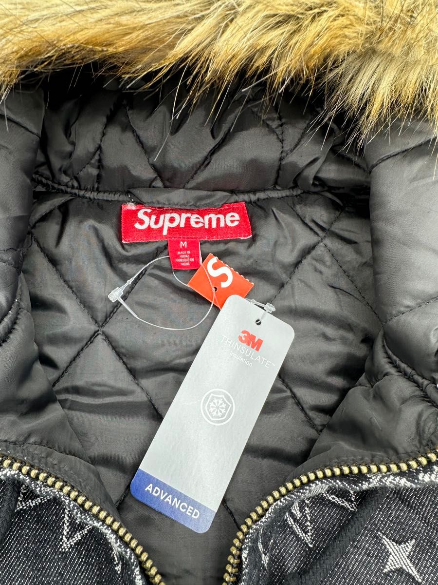 Supreme Bandana Jacquard Denim Hooded Work Jacket Supreme Bandana Jacquard Denim Hooded Work Jacket