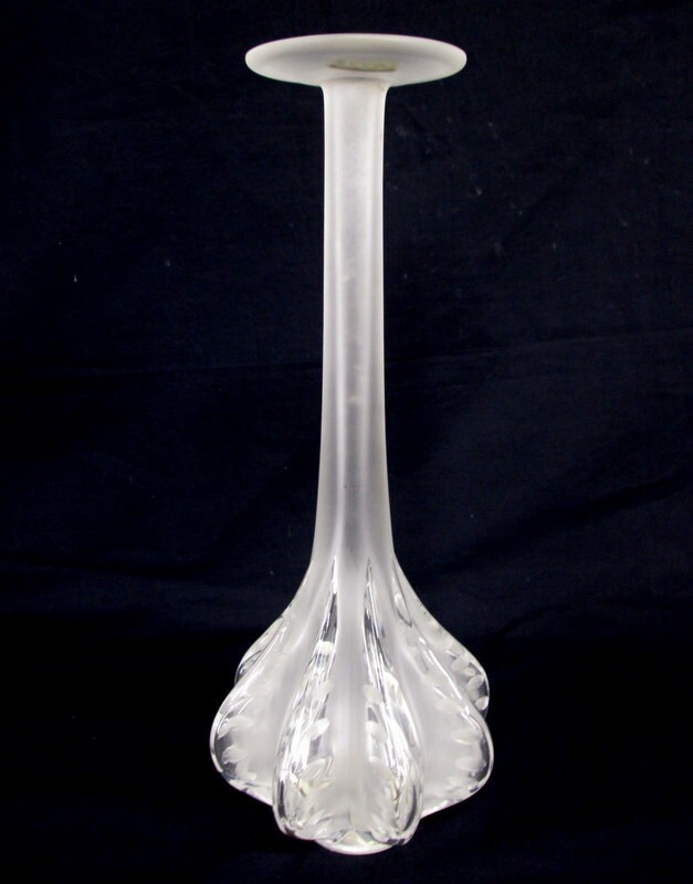 1000円スタート 花瓶 LALIQUE ラリック Claude クロード サイズ 1000円スタート 花瓶 LALIQUE ラリック Claude クロード サイズ