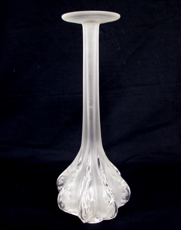1000円スタート 花瓶 LALIQUE ラリック Claude クロード サイズ 1000円スタート 花瓶 LALIQUE ラリック Claude クロード サイズ