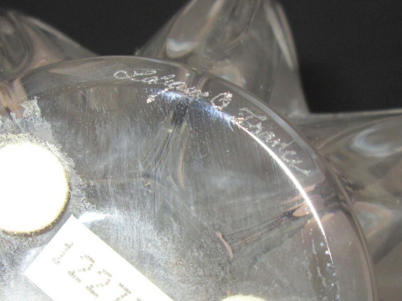1000円スタート 花瓶 LALIQUE ラリック Claude クロード サイズ 1000円スタート 花瓶 LALIQUE ラリック Claude クロード サイズ