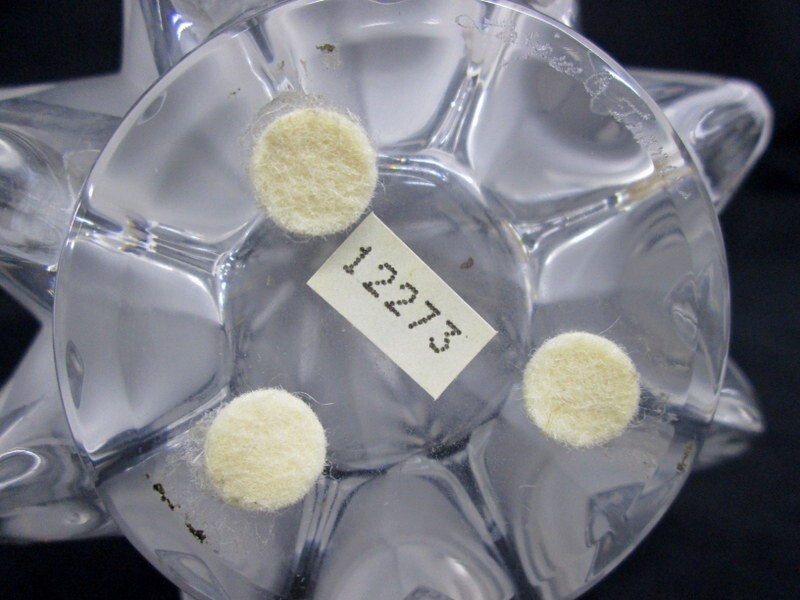 1000円スタート 花瓶 LALIQUE ラリック Claude クロード サイズ 1000円スタート 花瓶 LALIQUE ラリック Claude クロード サイズ