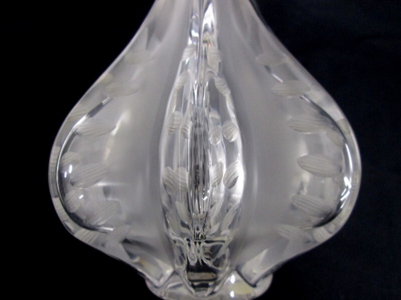 1000円スタート 花瓶 LALIQUE ラリック Claude クロード サイズ 1000円スタート 花瓶 LALIQUE ラリック Claude クロード サイズ