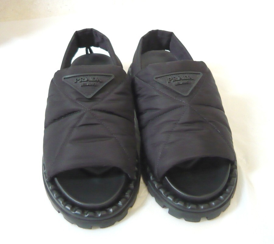 1000円スタート サンダル PRADA プラダ RE-NYLON キルティング 1000円スタート サンダル PRADA プラダ RE-NYLON キルティング