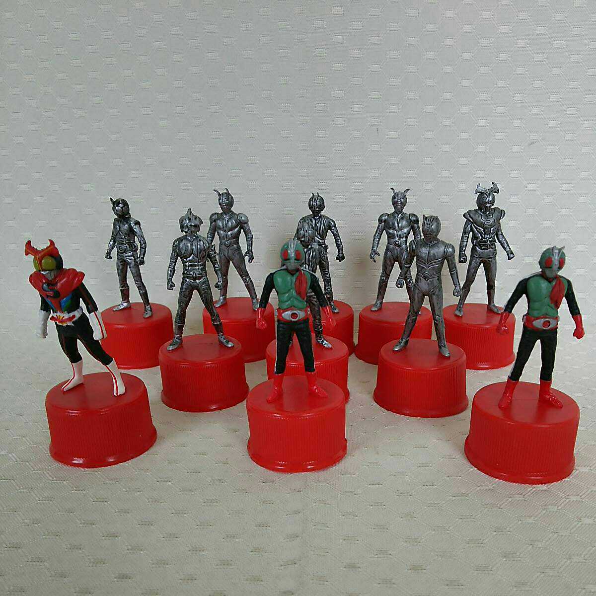  used Kamen Rider bottle cap seven eleven 11 body set together Dub . equipped 
