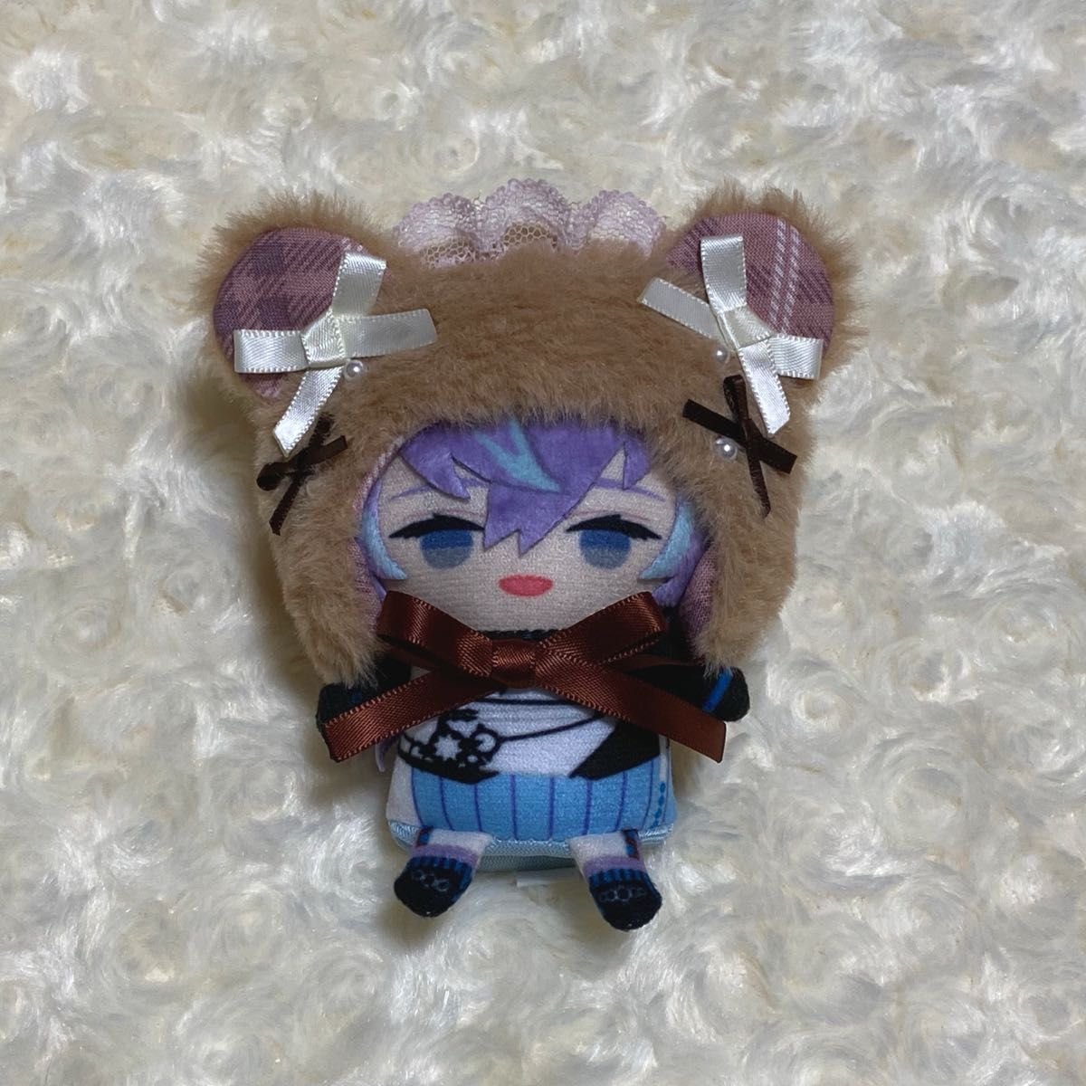 にじぱぺっと 10cm ぬいぐるみ ぬい服 くま耳 被り物 頭巾 帽子 にじぱぺっと 10cm ぬいぐるみ ぬい服 くま耳 被り物 頭巾 帽子