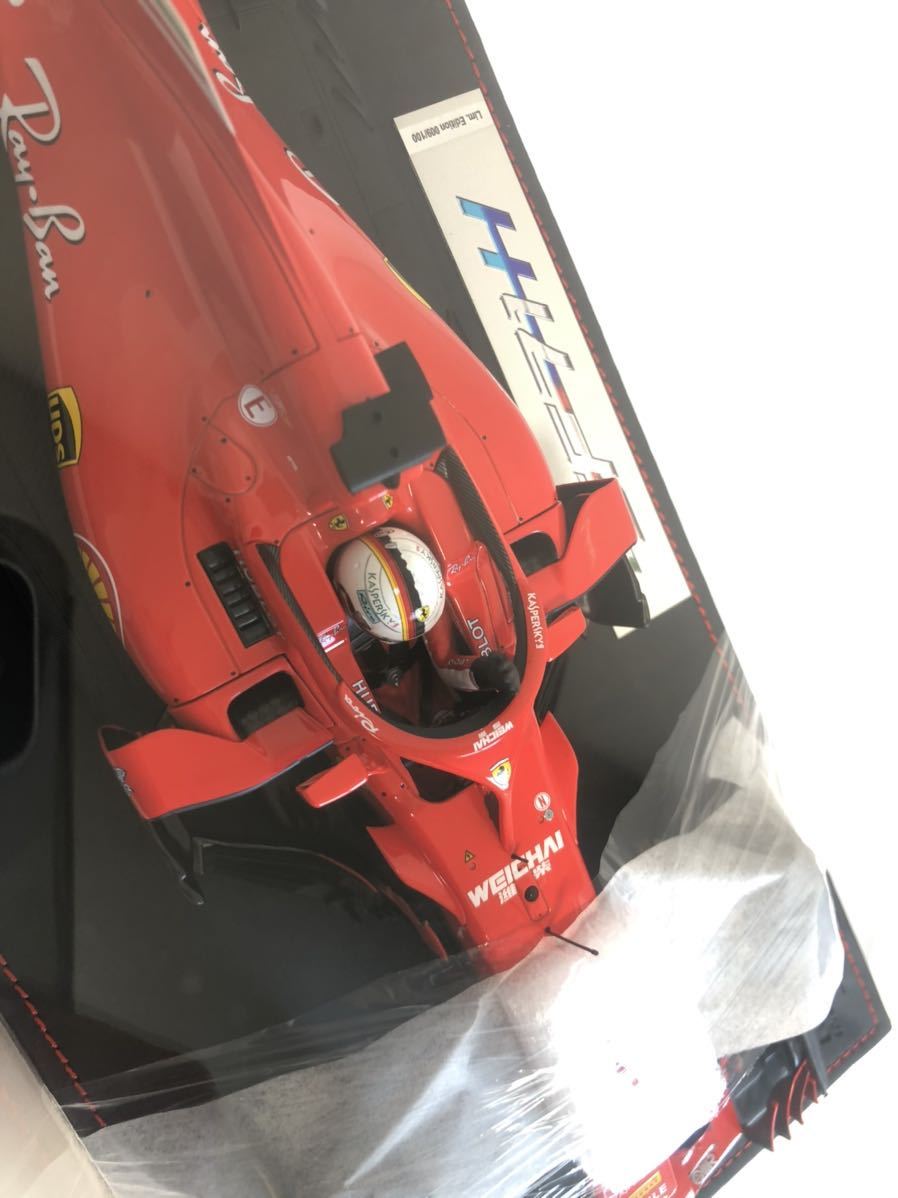 1/18 BBR フェラーリ SF71 ベッテル オーストラリアGP Winner 100台限定の画像6