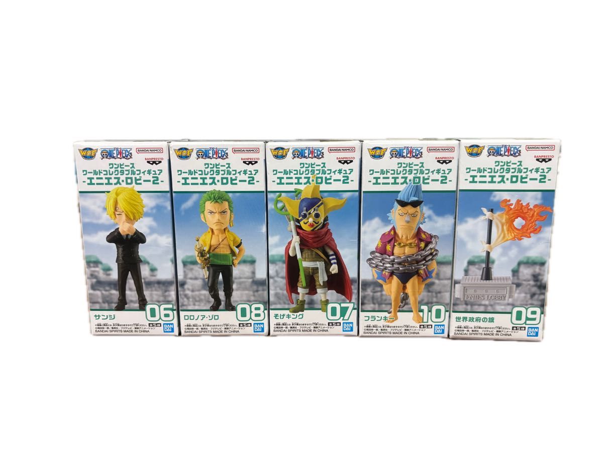 ワンピース ワーコレ エニエスロビー2 全5種セット コンプ ワンピース ワーコレ エニエスロビー2 全5種セット コンプ
